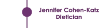 Jennifer Cohen-Katz, Registered Dietician