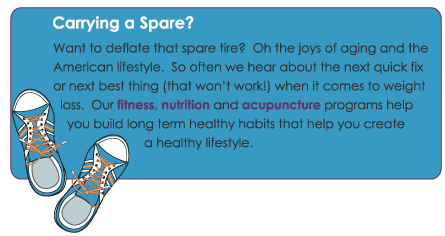 Get rid of that spare tire at Salvere Health & Fitness